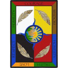 Joy Carpets Traditional Teachings Area Rug - 5'4" x 7'8" - Multicolour